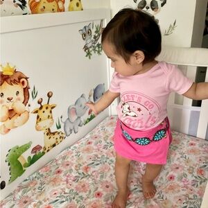 “Lets go girl” onesie cowgirl babygirl bodysuit